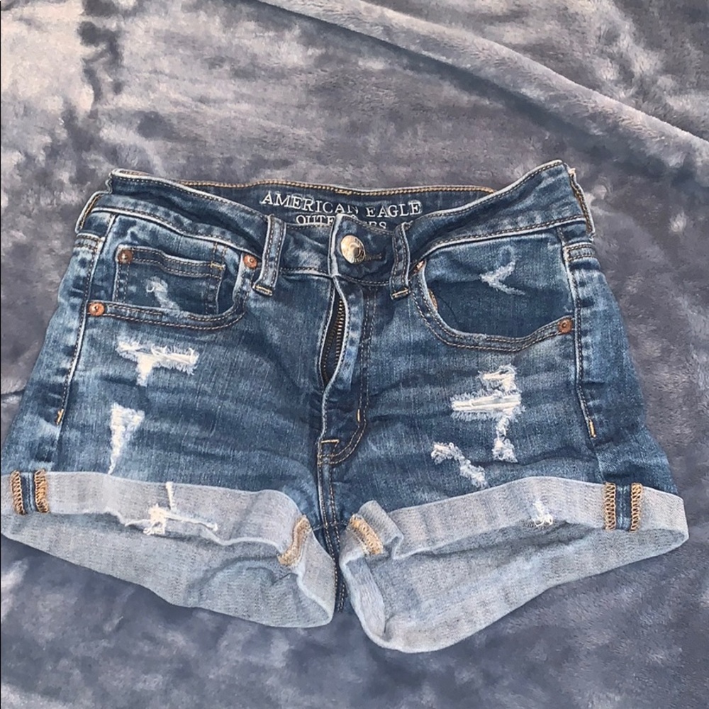Dark Jean shorts
